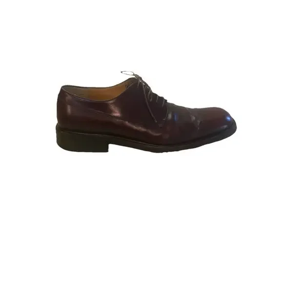 Salvatore Ferragamo Plain Toe Derby Shoes Calf Leather Men’s 10 D Brown Salvatore Ferragamo Plain Toe Derby Shoes Calf Leather Men main image 2